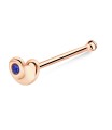 Silver Curved Nose Stud NSKD-1350
